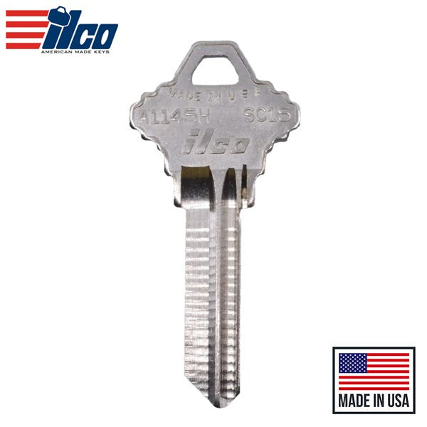 Ilco - AA45253042 - A1145H Key Blank - 6-Pin - Nickel Plated