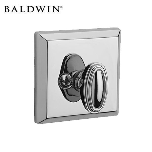 Baldwin Estate - Traditional Square Reserve Deadbolt - Optional Function - 260 - Polished Chrome - Grade 1