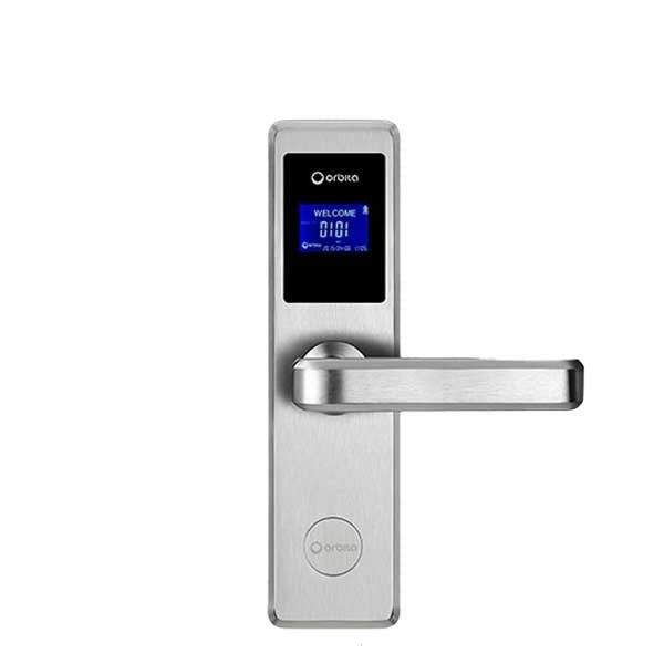 Orbita - E4031A - Mortise Hotel Lock - RFID - LCD Screen - Optional Lever Style - 6 VDC - Optional Finish - Grade 2 - Hotel Door Locks