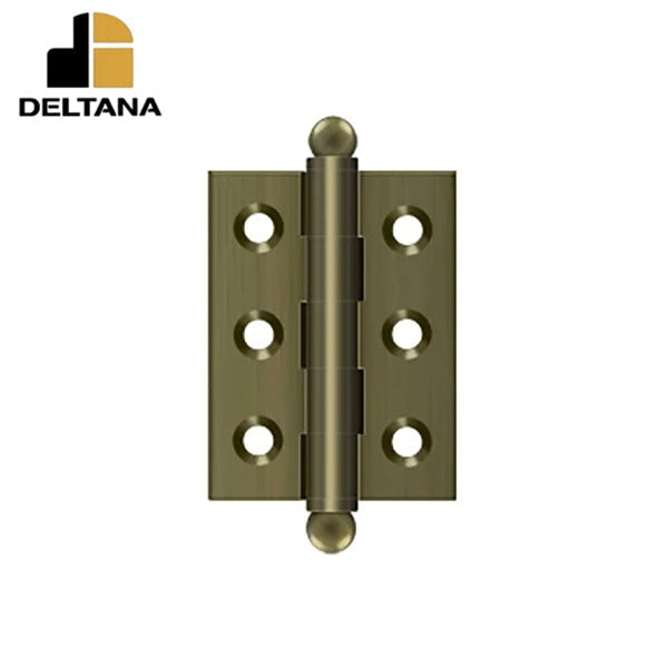 Deltana - 2" x 1-1/2" Hinge - w/ Ball Tips - Optional Finish