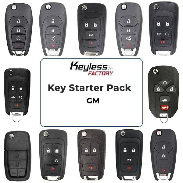 Remote Keys STARTER Pack / GM / Flip Keys (AFTERMARKET)