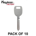 Keyless Factory - X263 Mitsubishi MIT6 Test Key Blade (10 PACK) (AFTERMARKET)