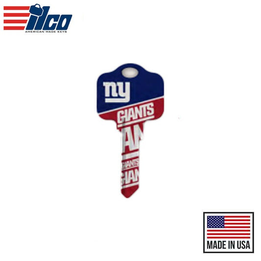 Ilco - NFL TeamKeys - Key Blank - New York Giants - KW1 (5 Pack)