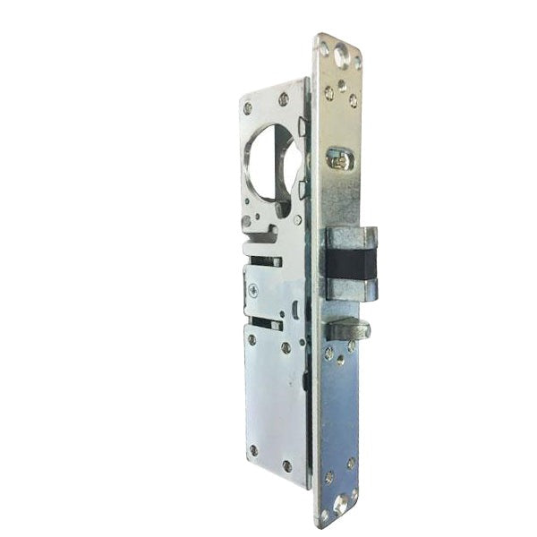 Narrow-Stile 1-1/2" Latch Lock Body w/ 2 Faceplates - RH