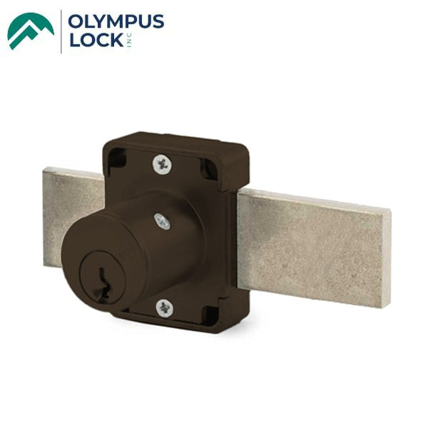 Olympus - 100DR - Deadbolt Door Lock - N Series National - D4291 4-pin - Long Bolt - Oil Rubbed Bronze - Optional Cylinder Length - Optional Keying - Non Handed - Grade 1