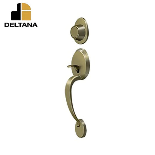 Deltana - Montego Handleset Dummy - 1-3/8" - 2" Door Thickness - Optional Finish