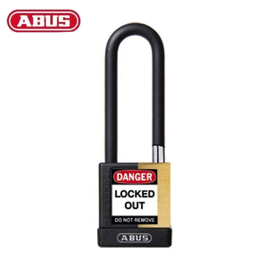 Abus - 20077 - Plastic-Covered Aluminum Core Padlock 74M/40 - 3" Shackle - Optional Keying - Optional Finish