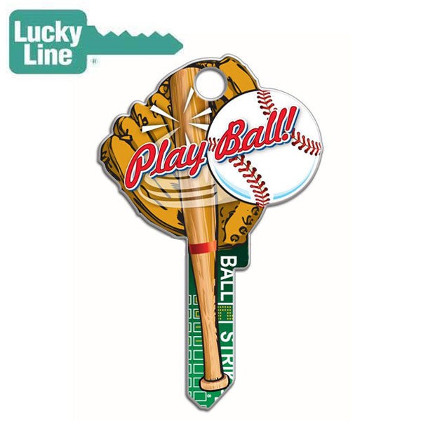 LuckyLine - B120S - Key Shapes - Baseball - Schlage - SC1 - 5 Pack