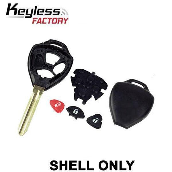 2005-2014 Toyota Scion / 3-Button Remote Head Key SHELL / TR47 / HYQ12BBY, HYQ12BDC, GQ4-29T (AFTERMARKET)