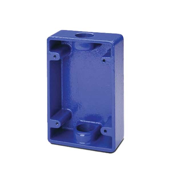 SDC - 491-BB - Blue Surface Mount Box - For 491 Series Break Glass Emergency Exit - Blue