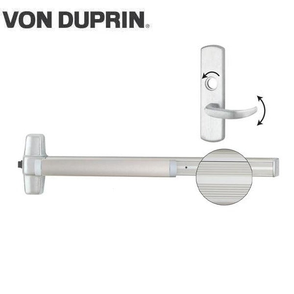 Von Duprin - 99L-17 3 - Rim Exit Device with Classroom Lever - Grooved - Aluminum - 3 Foot
