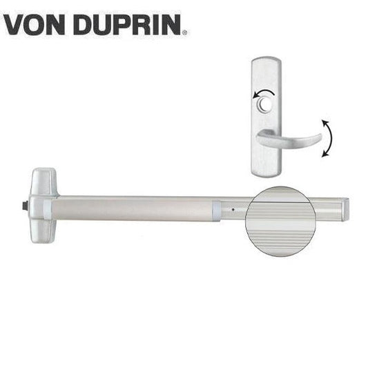 Von Duprin - 99L-17 3 - Rim Exit Device with Classroom Lever - Grooved - Aluminum - 3 Foot