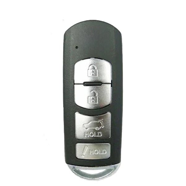 10 x 2016-2019 Mazda CX-5 CX-9 / 4-Buttons Smart Key / PN: TK52-67-5DY / WAZSKE13D02 (OEM Recase)
