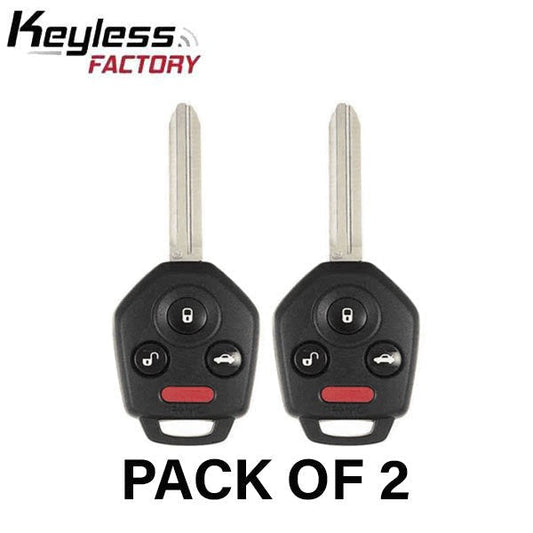 2 x 2012-2019 Subaru / 4-Button Remote Head Key / CWTWB1U811 / B110 / G Chip 80 Bit (AFTERMARKET) (Bundle of 2)