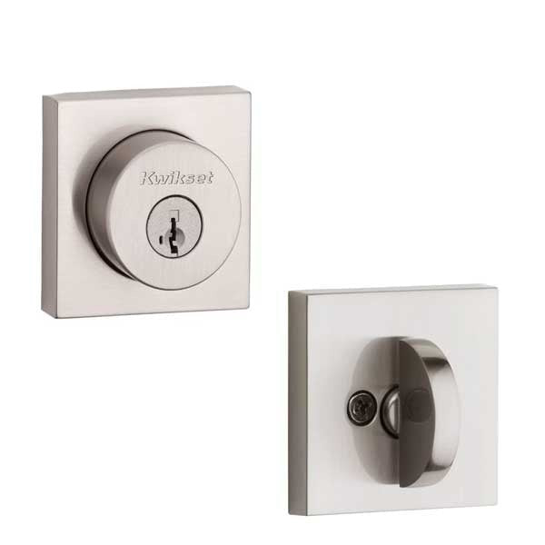 Kwikset - 158MIL - Milan Deadbolt - Single Cylinder - Optional Rose - Optional Finish - SmartKey Technology - Grade 2