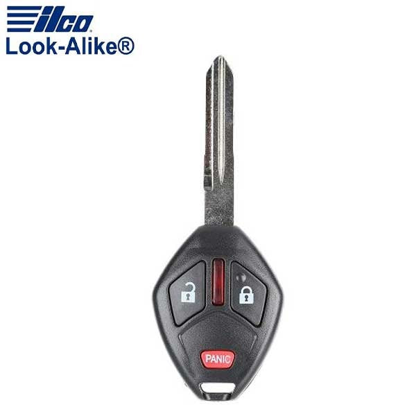 2006-2008 Mitsubishi / 3-Button Remote Head Key / PN: 6370A364 / OUCG8D-620M-A (AFTERMARKET)