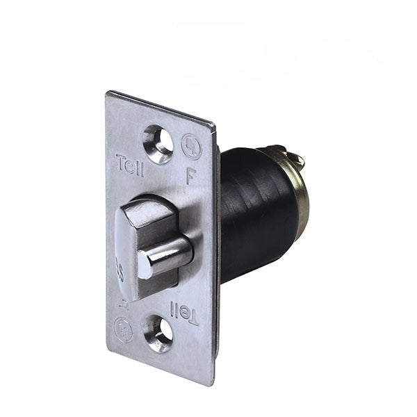 TELL - CL100181 - Guarded Latchbolt w/ Deadlocking Function - 2-3/4" Backset - for KC1100 Series Knobsets - Stainless Steel - Grade 1