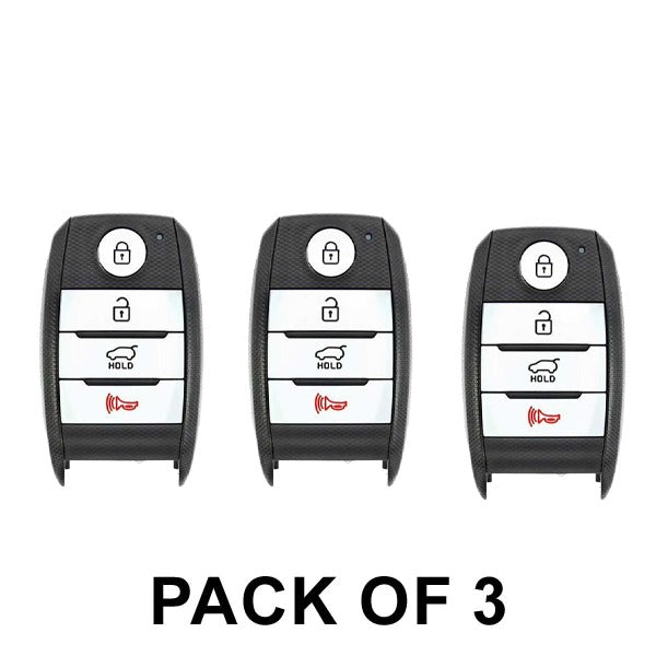 3 x 2019-2020 Kia Sorento / 4-Button Smart Key / PN: 95440-C6100 / TQ8-FOB-4F06 (UMa PE) (AFTERMARKET) (Pack of 3)