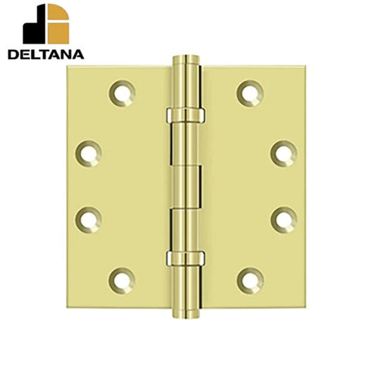 Deltana - 4-1/2" x 4-1/2" Square Hinges - Ball Bearing - 0.134 Thickness - Optional Finish