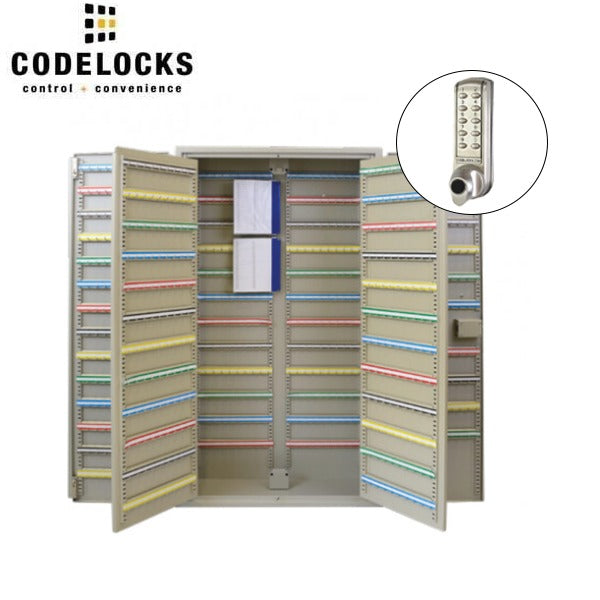 CodeLocks - Key Secure Extra Security Key Cabinet w/ CL2255 - Medium Duty - Electronic Lock - Tubular Mortise Latch - Key Override - Optional Lock Prep - Optional Size