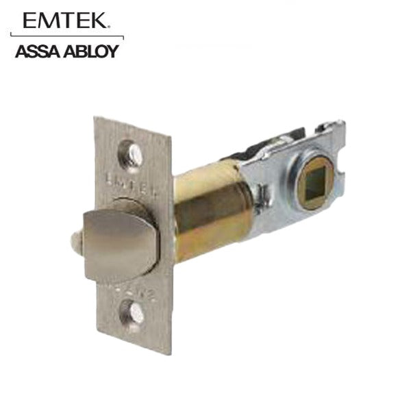 EMTEK - Key In Lockset Latch - 2 3/4" Backset - US15 - Satin Nickel