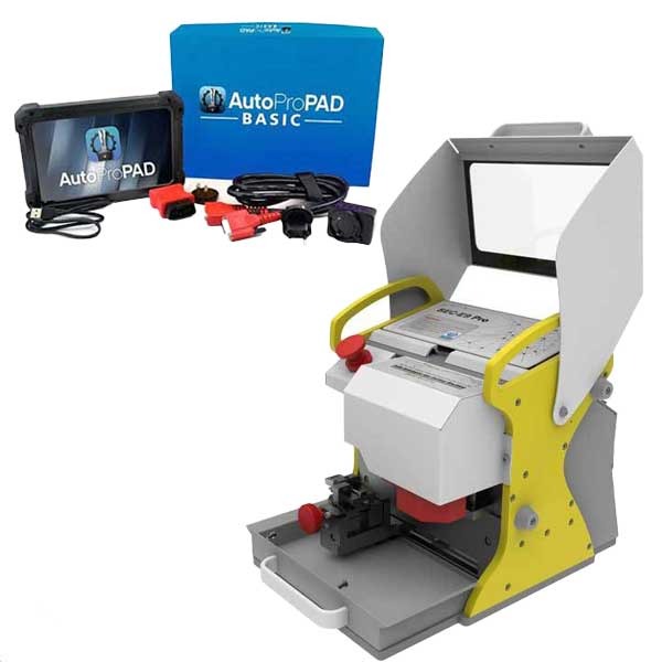 SEC-E9 Automatic Key Cutting Machine PRO Version (Generation V) & AutoProPAD BASIC Key Programmer