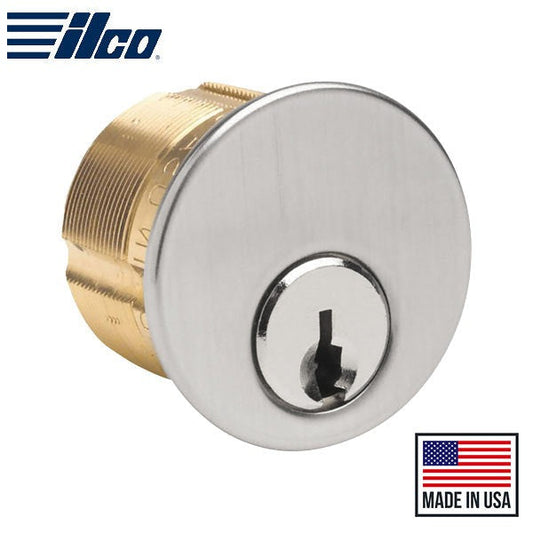 Ilco - 7205 - Mortise Cylinder - 5 Pin - 1 1/4" - Schlage C & E - Standard Cam - KA2 - 26D - Satin Chrome - Grade 1