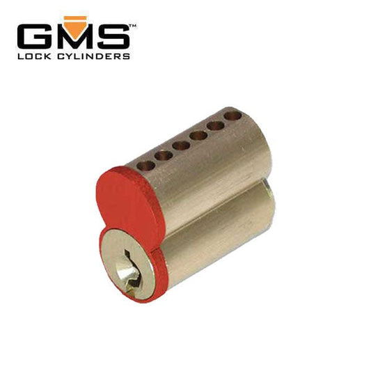 GMS - IC7A4K8 - SFIC Construction Core - RED - 1 Operating Key - K8 Keyway - Combinated