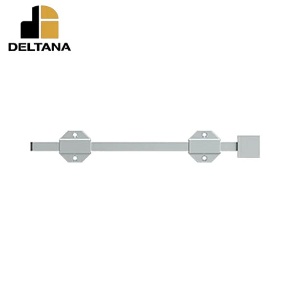Deltana - 12" Modern Surface Bolt - Heavy Duty - Solid Brass - Optional Finish