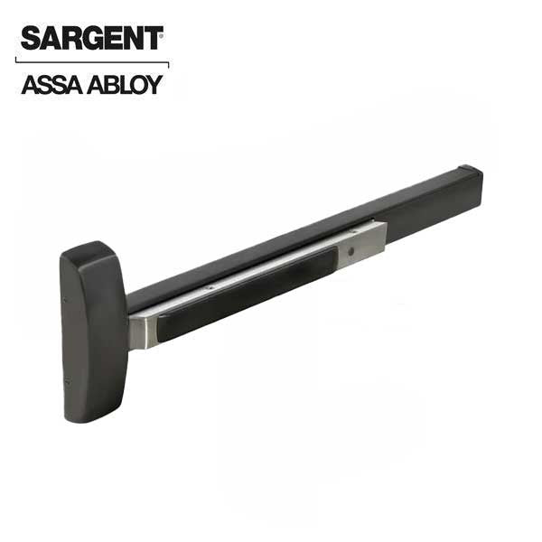 Sargent - 8610F - Concealed Vertical Exit Rod - Passage (Exit Only) - Electric Options - 36" x 84" - Black Suede - Grade 1