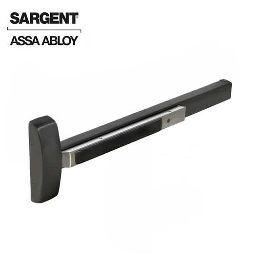 Sargent - 8610F - Concealed Vertical Exit Rod - Passage (Exit Only) - Electric Options - 36" x 84" - Black Suede - Grade 1