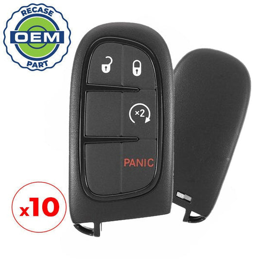 10 x 2013-2018 Dodge Ram / 4-Button Smart Key / PN: 56046956AE / GQ4-54T (OEM Recase)