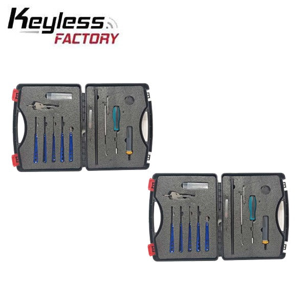 2 x KeylessFactory - GM Ignition Service Kit - 10 Cut - Column Mount & In Dash Ignitions - 18 PCS (BUNDLE OF 2)