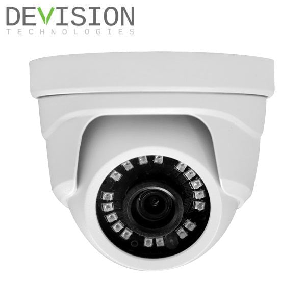 Devision / HDCVI / 4MP / Eyeball Camera / Fixed / 4mm Lens / Outdoor / WDR / IP66 / 30m IR / Starlight / DVA-C440