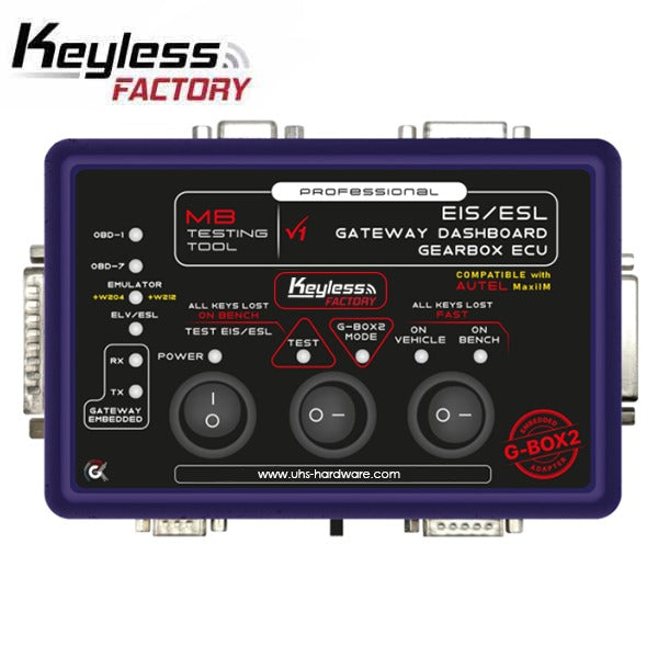 GK-4000 - Mercedes Benz Full MB EIS / ESL ECU TCU ISM Gateway Dashboard Testing Tool & All Cables - Compatible with AUTEL MaxilM (Keyless Factory)