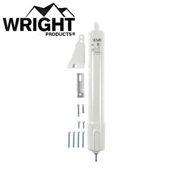 Wright - V2012 - Heavy Duty - Pneumatic Screen and Door Closer - Out Swinging - Security Doors - EZ-HOLD - Optional Finish