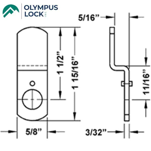 Olympus - DCNP-100-LBC - Long Bent Cam - 1-1/2" Length