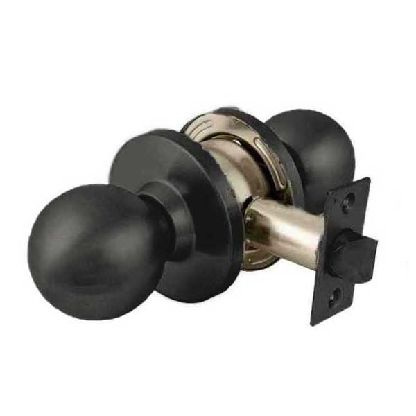 Commercial Door Knob Set - 2-3/4” Standard Backset - Oil Rubbed Bronze - Privacy - Grade 2