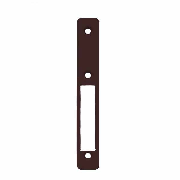 Ilco - Faceplate - Deadbolt - Bevel - Right Hand - 313 - Dark Bronze