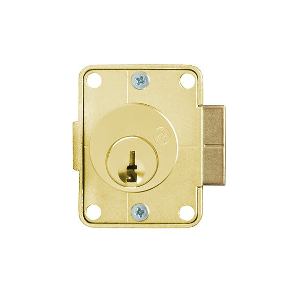 Olympus - 999 - Door Latch Lock - Optional Cylinder Length - Satin Brass - Optional Handing - Optional Keying