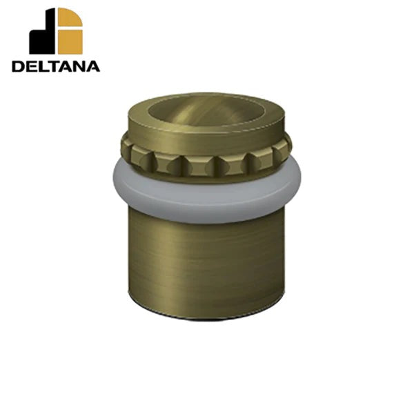 Deltana - Round Universal Floor Bumper Pattern Cap 1-5/8" - Solid Brass - Optional Finish