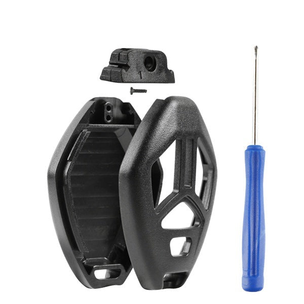 2006-2012 Mitsubishi / 4-Button Remote Head Key SHELL Replacement Kit / MIT3 / OUCG8D-620M-A (AFTERMARKET)