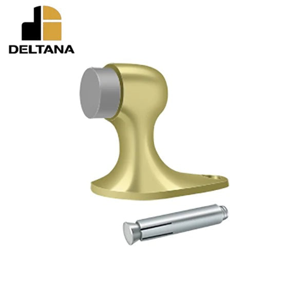 Deltana - Floor Door Bumper 2-1/8" - Solid Brass - Optional Finish