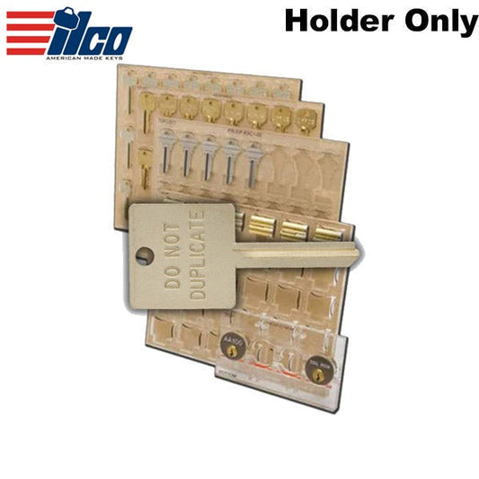 Ilco - EIP-KH33 - Engrave-It - Lg. Square Head (Hotel Size) Uncoined Best Oem Style; Dnd Key Holder - Holds 12 - for Engrave-It Pro Machine