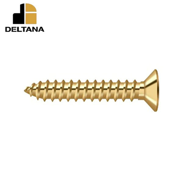 Deltana - Wood Screw - SB - #12 x 1-1/4" - Optional Finish