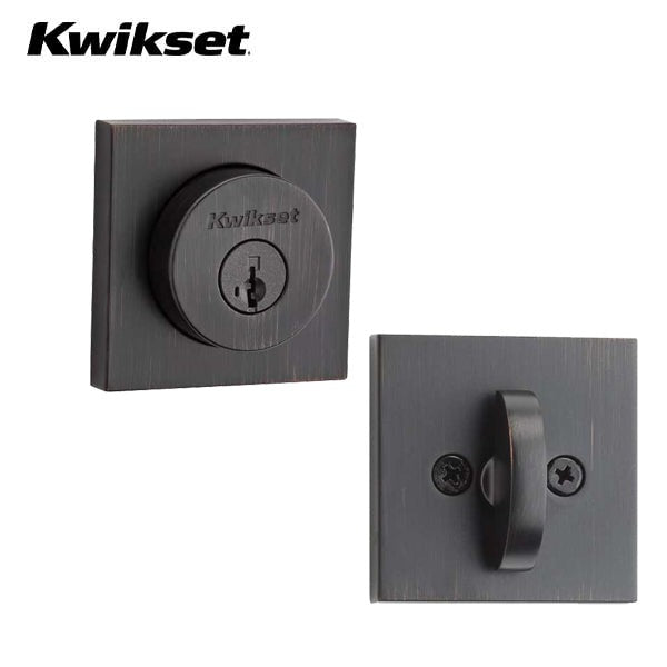 Kwikset - 158MIL - Milan Deadbolt - Single Cylinder - Optional Rose - Optional Finish - SmartKey Technology - Grade 2