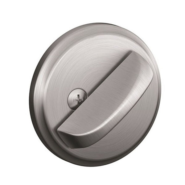 Schlage - B80 - No Trim Thumbturn - Satin Nickel - Operational Inside Only