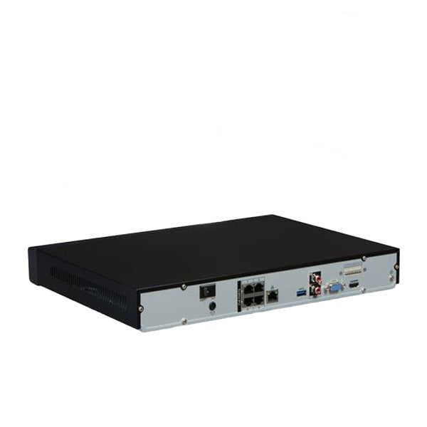 Dahua / 4 Channels / 4K / PoE NVR / 8MP / 2 SATA / 4TB HDD / N42B1P4