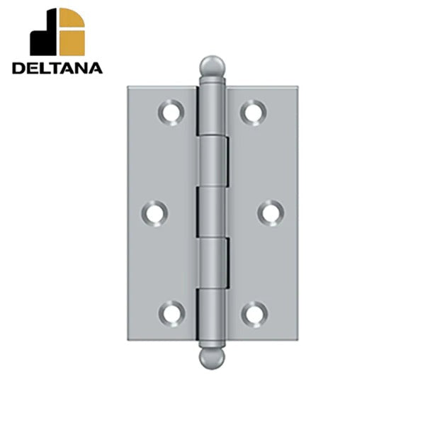 Deltana - 3" x 2" Hinge - w/ Ball Tips - Optional Finish