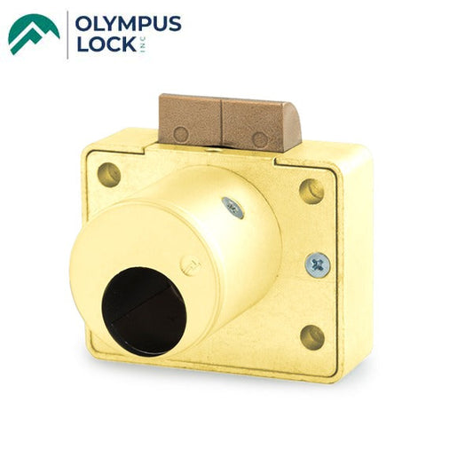 Olympus - L78LC - S Series Latch Lock - Less Cylinder - Optional Cylinder Length - Polished Brass - Optional Handing